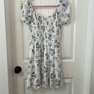 Hollister white sundress